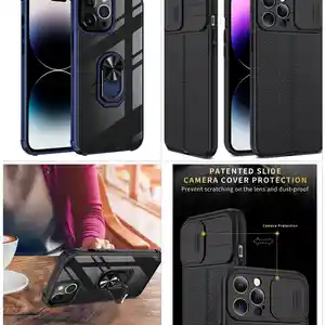 Portada de Iphone 14 pro case cover stand shockproof rubberized protection con referencia a 110526