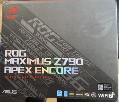 Portada de ASUS ROG MAXIMUS Z790 APEX ENCORE con referencia a 50121