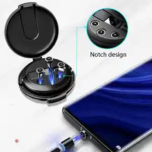 Portada de Micro usb type c lightning 3in1 retractable chargin data iphone 12 13 14 s22 s23 con referencia a 110528